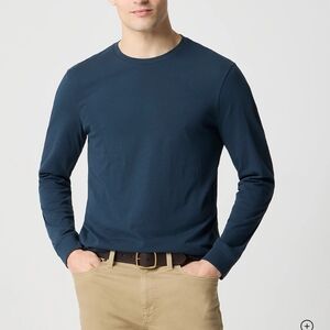 J. Crew Men's Long Sleeve Washed Jersey Tshirt XXL NWT
